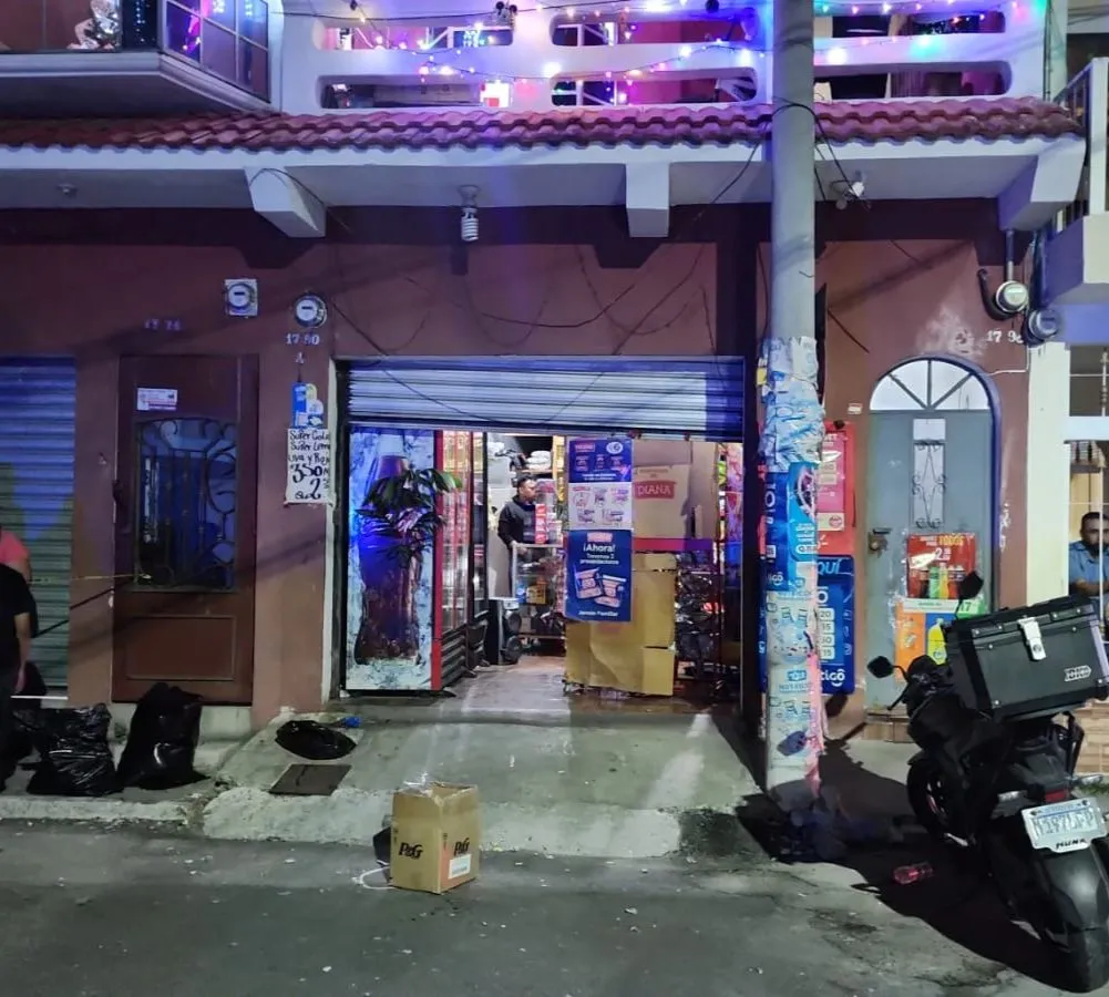 Tienda de barrio en San Miguel Petapa. Foto la Hora: Policía Municipal