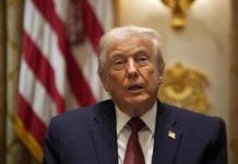 Fotografía del 8 de diciembre de 2025 del presidente Donald Trump. Foto: La Hora/ EFE/YURI GRIPAS / POOL