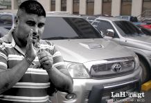 Vehiculo vinculado a estructura del Guayo Cano pasa a manos del Estado, estructura responsable de la masacre de PNC en 2013. Foto La Hora
