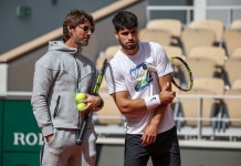 Carlos Alcaraz y Juan Carlos Ferrero