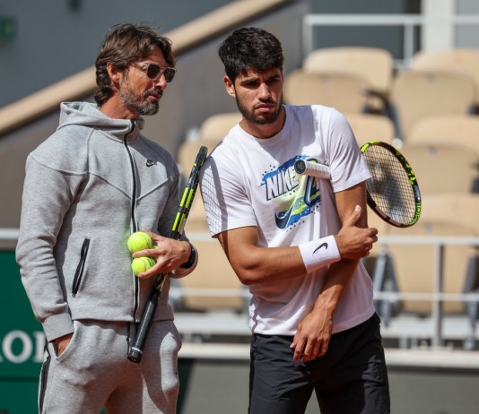 Carlos Alcaraz y Juan Carlos Ferrero