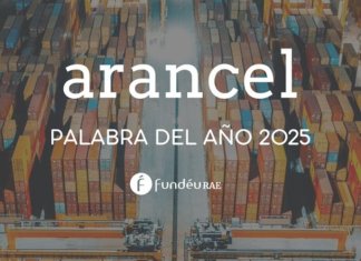 El presidente de la Real Academia Española (RAE) Santiago Muñoz Machado, durante su intervención en el acto de conmemoración del vigésimo aniversario de la Fundación del Español Urgente