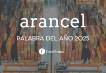 Arancel ha sido nombrada la palabra del 2025, según instituciones de la lengua española El presidente de la Real Academia Española (RAE) Santiago Muñoz Machado, durante su intervención en el acto de conmemoración del vigésimo aniversario de la Fundación del Español Urgente