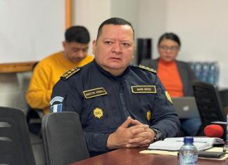 El director de la PNC, David Boteo, responde por los operativos en Escuintla debido a la incautación de droga y ataque al alcalde de Masagua. Foto: La Hora