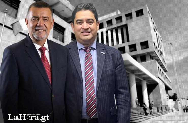 Melvin Portillo, reconoció que el círculo cercano de Consuelo Porras y Estuardo Gálvez, buscan incidir en las elecciones. Diseño La Hora: Pedro Altán