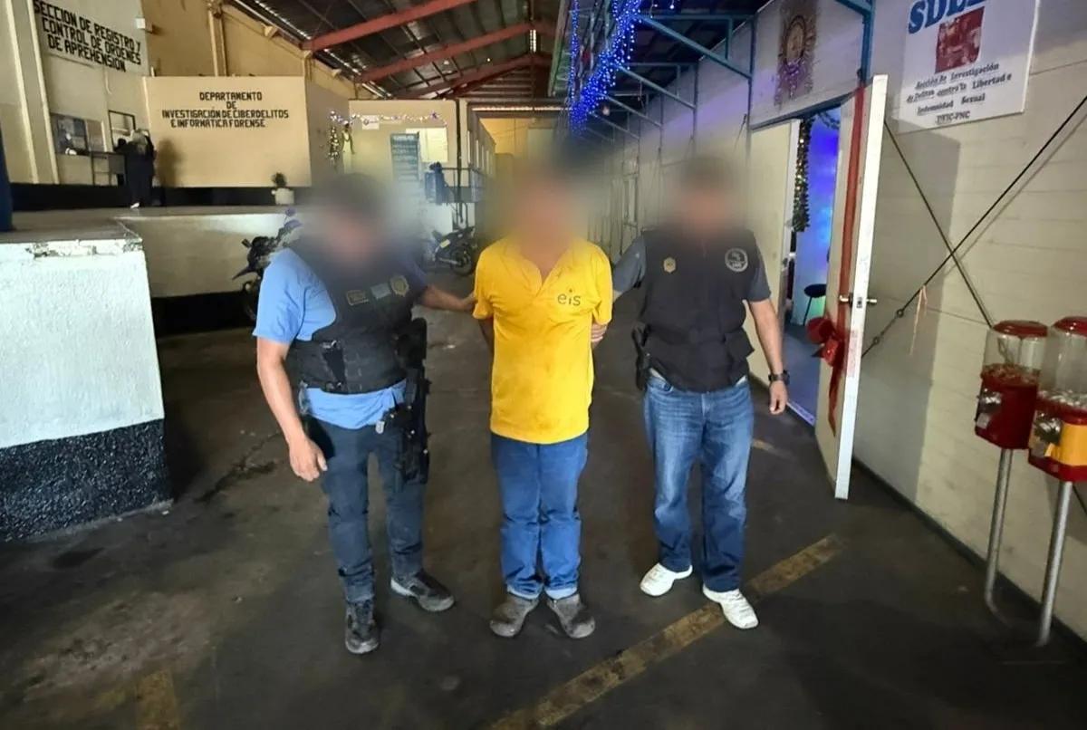 El Ministerio Público difundió la fotografía del capturado por la muerte del niño Edgar Gadiel Alvarado Castellanos.