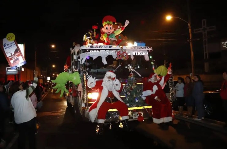 La Ciudad de Guatemala registrará modificaciones en la movilidad este sábado 6 de diciembre debido al Desfile Navideño del Cuerpo de Bomberos Voluntarios.