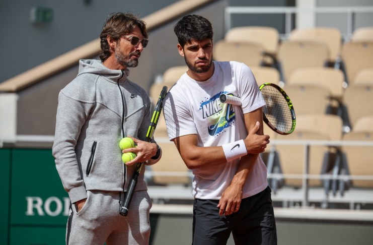 Alcaraz y Juan Carlos Ferrero