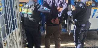 Guardia de seguridad privada fue detenido por realizar disparos al aire.