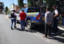 Tres guardias de seguridad privada fueron ligados a proceso por su posible vinculación al robo de un camión de valores registrado en Gualán, Zacapa. Foto La Hora: PNC