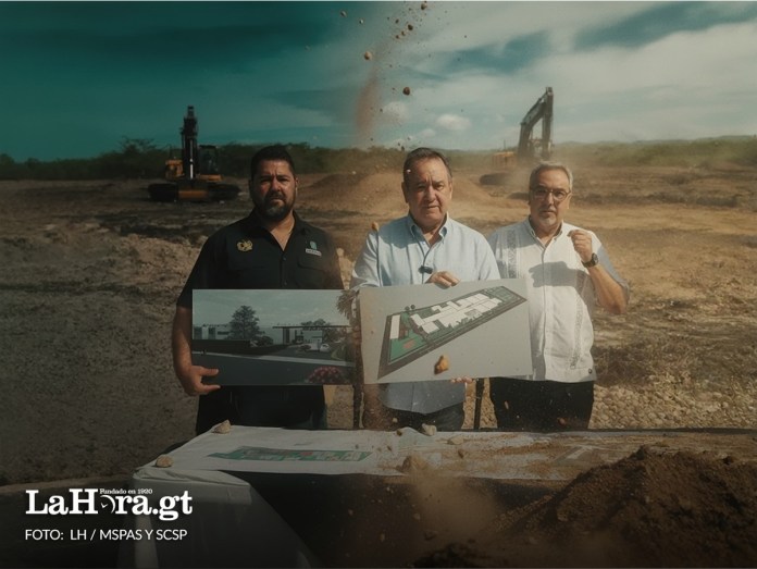 Alejandro Giammattei y otras autoridades de su gobierno prometieron construir 