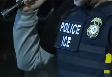 Foto de referencia de un agente de ICE. Foto La Hora: La Tribuna.