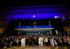 Hospital Roosevelt se ilumina de azul y celebra con serenata por 70 aniversario La fachada del hospital se iluminó de azul por su aniversario la noche del jueves. Foto La Hora: Hospital Roosevelt