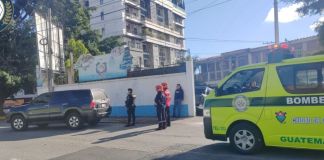 En la diagonal 17 y 28 calle de la zona 11 ocurrió el ataque armado que dejó a un niño y adulto heridos. Foto La Hora: BM
