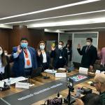 Autoridades del INE acudieron a citación en el Congreso de la República. Foto: La Hora / José Orozco