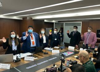 Autoridades del INE acudieron a citación en el Congreso de la República. Foto: La Hora / José Orozco