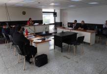 La jueza Débora Lucero levantó la intervención decretada en contra de la entidad Simply S.A. encargada de los supermercados La Barata. Foto La Hora: Daniel Ramírez