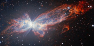 Un telescopio ubicado en Chile captó recientemente una imagen espectacular de la Nebulosa de la Mariposa (NGC 6302).