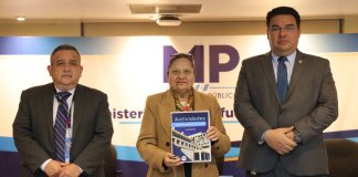 MP conmemoró este martes 9 de diciembre el Día Internacional contra la Corrupción. Foto La Hora: MP.