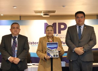 MP conmemoró este martes 9 de diciembre el Día Internacional contra la Corrupción. Foto La Hora: MP.