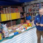 PDH verifica medidas de seguridad en ventas de pirotecnia en Antigua Guatemala Foto: PDH