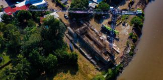 El puente contribuirá con la circulación vehicular en la zona que es conocida por ser comercial y turística. Foto La Hora: CIV