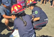 Las dos víctimas fueron arrastradas por un alfaque. Foto La Hora: ASONBOMD.