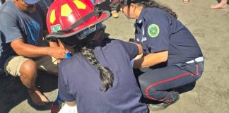 Las dos víctimas fueron arrastradas por un alfaque. Foto La Hora: ASONBOMD.