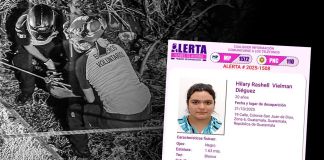 La persona que se localizó en Santa Lucía Los Ocotes, zona 25, tenía activada alerta Isabel-Claudina. Arte: La Hora / Francisco Altán