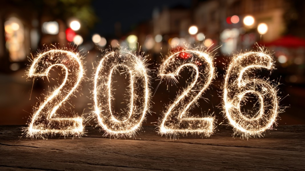 Año Nuevo 2026. Foto:Vecteezy