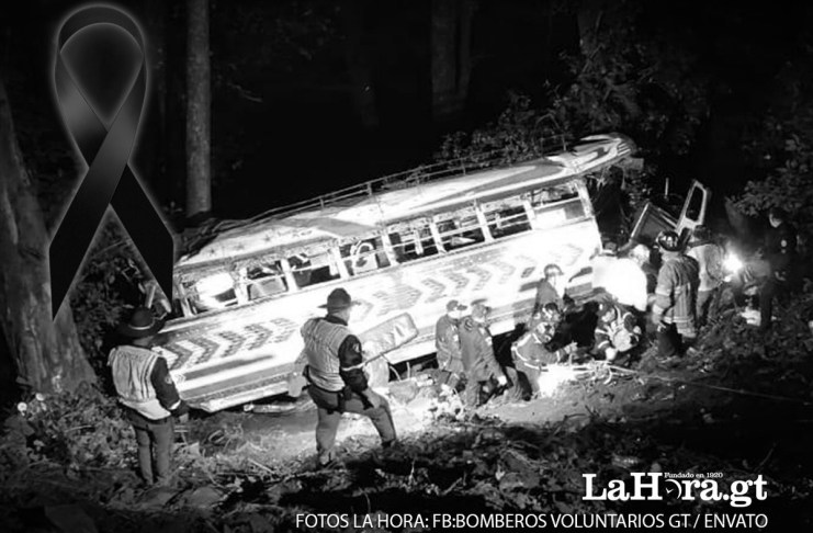 La muerte de 15 personas que viajaban en un bus que se accidentó en la ruta Interamericana ha enlutado a familias de distintos departamentos. Arte: La Hora/Alejandro Ramírez