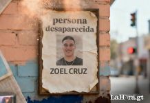 La noche del 12 de noviembre de 2021, el cantante Zoel Cruz se presentó en un evento en Zacapa y desde entonces no se le volvió a ver.