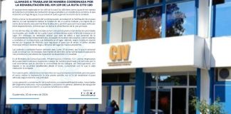 El CIV informó que ya han retomado labores en el kilómetro 189 de la ruta Cito-180 luego de los inconvenientes con la municipalidad de San Felipe, Retalhuleu. Foto La Hora: CIV