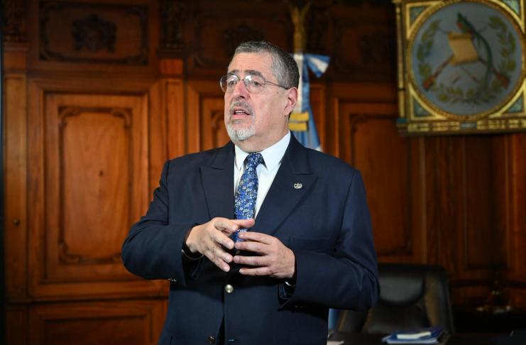 Arévalo hace un llamado a la población y profesionales a "participar" en elecciones de segundo grado. Foto La Hora: SCSP