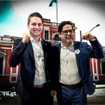 Gregorio Saavedra y Edgar Ortíz buscan ser comisionados en la Postuladora del Tribunal Supremo Electoral (TSE) con el CANG. Diseño La Hora: Roberto Altán