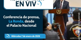 Retransmisión: conferencia de prensa, La Ronda, desde el Palacio Nacional La Ronda