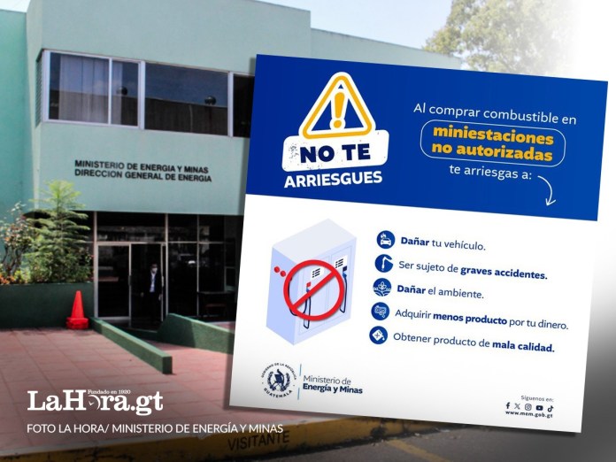 El Ministerio de Energía y Minas advirtió de los riesgos de adquirir combustible en estaciones no autorizadas.