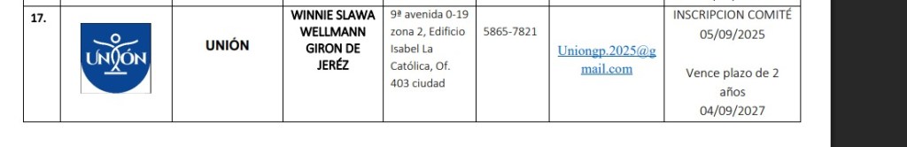 Unión de Sergio López Villatoro busca ser partido político. Foto La Hora: TSE