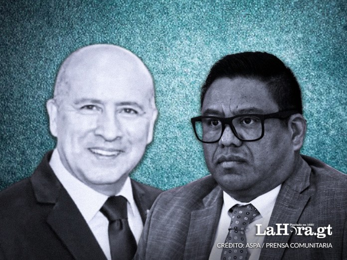 Nester Vásquez Pimentel buscará su reelección como magistrado de la Corte de Constitucionalidad con un exasesor de Vamos. Diseño La Hora: Roberto Altán