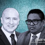 Nester Vásquez Pimentel buscará su reelección como magistrado de la Corte de Constitucionalidad con un exasesor de Vamos. Diseño La Hora: Roberto Altán