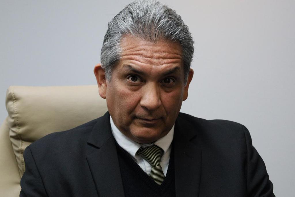 Federico Guillermo Rosal Morales, candidato a magistrado de la CC. Foto La Hora: Daniel Ramírez