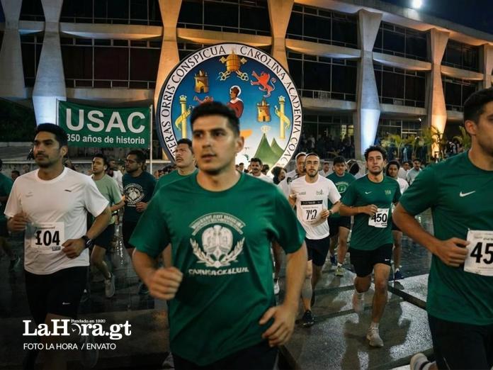 La Usac, como parte de las actividades para conmemorar sus 350 años de historia, realizará su carrera 7K nocturna este viernes 30 de enero.