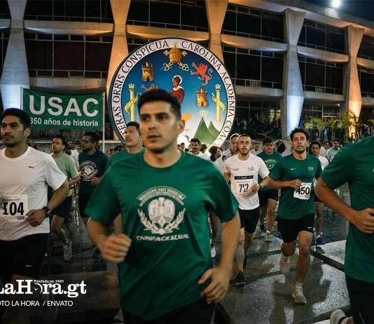 La Usac, como parte de las actividades para conmemorar sus 350 años de historia, realizará su carrera 7K nocturna este viernes 30 de enero.