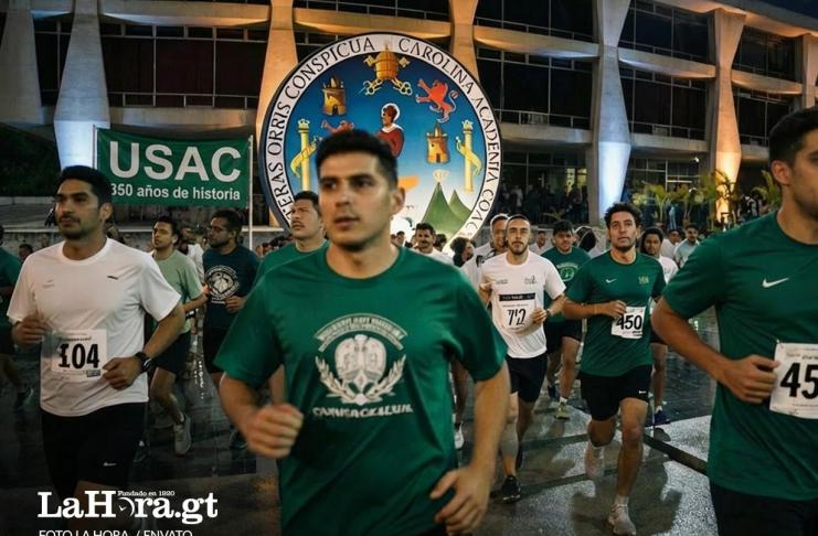 La Usac, como parte de las actividades para conmemorar sus 350 años de historia, realizará su carrera 7K nocturna este viernes 30 de enero.