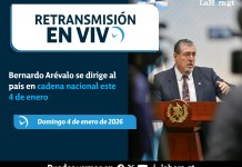 Retransmisión: Bernardo Arévalo se dirige al país en cadena nacional este 4 de enero.