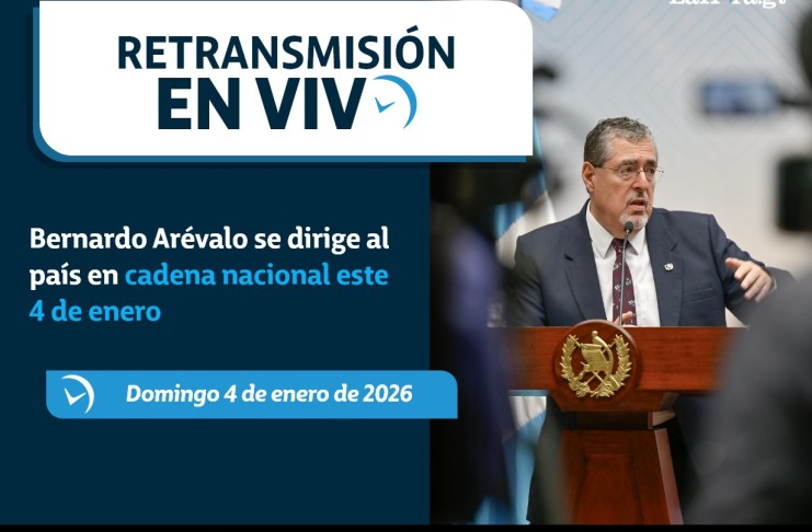 Retransmisión: Bernardo Arévalo se dirige al país en cadena nacional este 4 de enero.