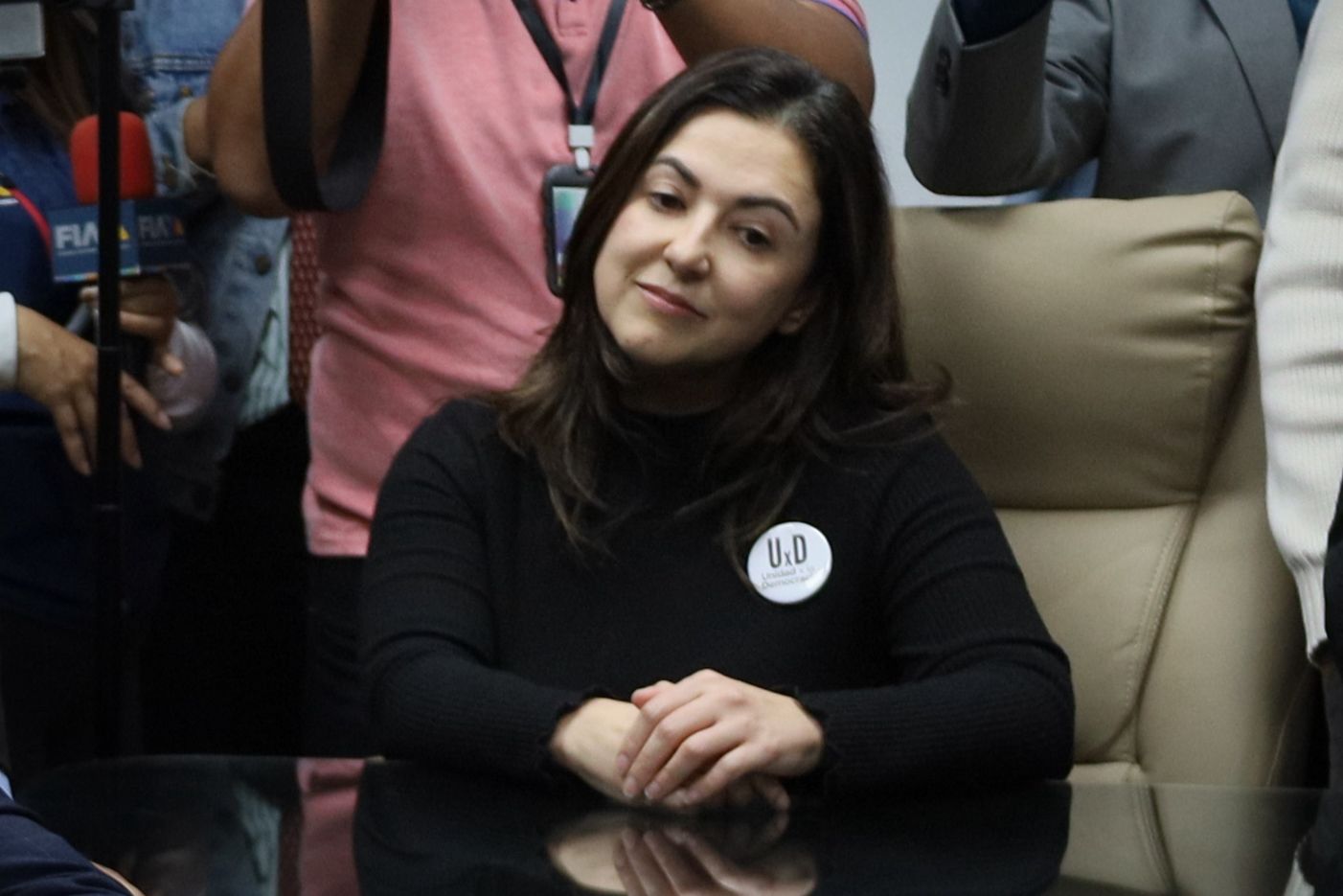 Abogada Rita Fernanda Pérez Gálvez, quien aspira a presidir el Tribunal Electoral del Colegio de Abogados y Notarios de Guatemala (CANG). Foto La Hora: Daniel Ramírez