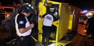 Un accidente múltiple se registró durante la madrugada de este viernes 30 de enero en el km 12.5 de la ruta al Atlántico.