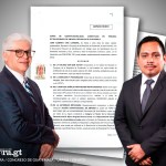 Acción de amparo presentada por Jose Chic contra el foro de rectores por designación del rector Mynor Herrera como titular ante Postuladora del TSE. Foto La Hora: Francisco Altán