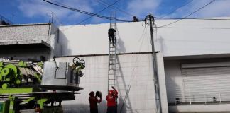 Agencia bancaria donde se presume que hombre habría ingresado para robar. Foto La Hora: Redes Sociales
